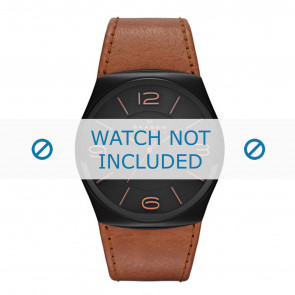 Watch strap Skagen SKW6040 Leather Brown 30mm