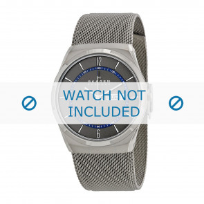 Watch strap Skagen SKW6078 / 11XXXX Milanese Anthracite grey 11mm