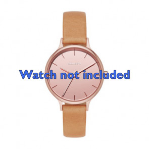 Watch strap Skagen SKW2412 Leather Brown 12mm