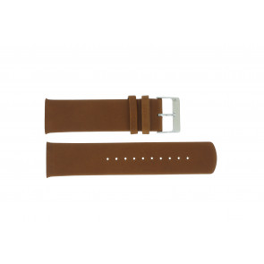 Watch strap Skagen SKW6160 Leather Brown 24mm