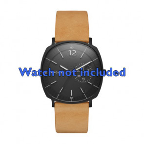 Watch strap Skagen SKW6257 Leather Brown 22mm