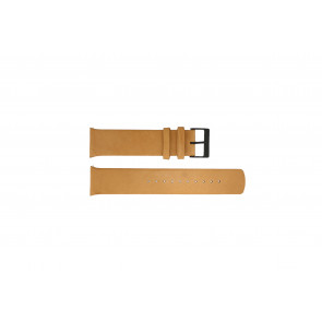 Watch strap Skagen SKW6265 Leather Brown 22mm