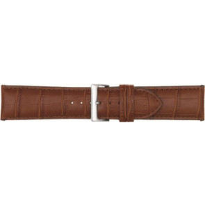 Watch strap Poletto 454S.02.24 Leather Cognac 24mm