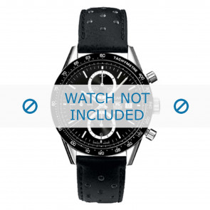 Watch strap Tag Heuer FC6233 Leather Black 20mm