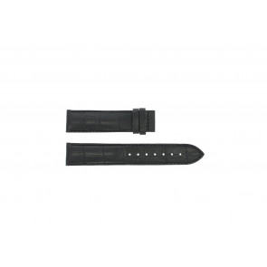 Tissot watch strap T361.461 PRC 200 - T610014562 Croco leather Black 19mm