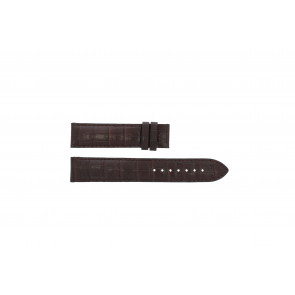 Tissot watch strap T065.430.A - T610029096 / T065.430.160.310.0 Croco leather Brown 19mm