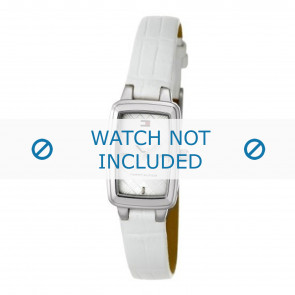Tommy Hilfiger watch strap TH-08-3-25-0652 - TH679300865 / 1780673 -  BT679300865 Croco leather White 7mm
