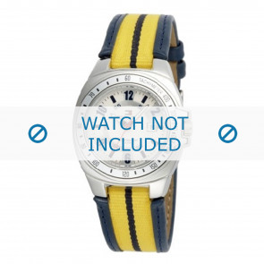 Tommy Hilfiger watch strap TH-13-3-14-F80198 / F80198 / TH679300861 / 1780669 Leather Blue 12mm + blue stitching