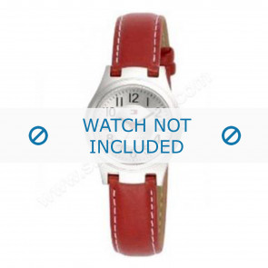 Tommy Hilfiger watch strap TH-27-3-14-0655 - TH679300875 / 1780686 Leather Red 14mm + white stitching