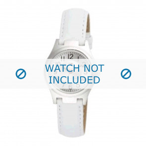Tommy Hilfiger watch strap TH-27-3-14-0655 - TH679300878 / 1780689 Leather White 14mm + white stitching
