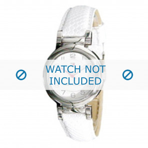 Tommy Hilfiger watch strap TH-34-3-14-0672 - TH679300900 / 1780721 Leather White 11mm + white stitching