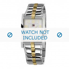 Tommy Hilfiger watch strap TH-38-1-14-0688 - TH679000642 / 1710151 Metal Bi-color 21mm