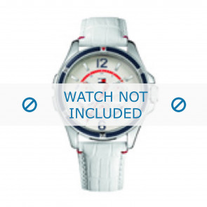 Watch strap Tommy Hilfiger TH-78-3-18-0793 / TH679301058 Leather White 20mm