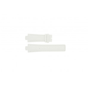 Breil watch strap TW0394 / F660012788 Leather White 12mm + white stitching