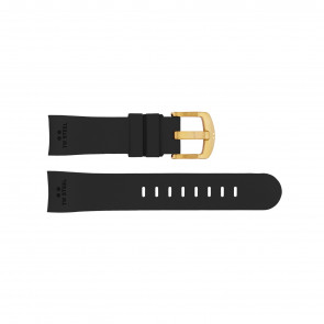 TW Steel watch strap TWB102 Silicone Black 24mm