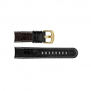 Watch strap TW Steel TWB111 Leather Black 22mm
