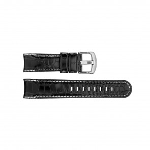 Watch strap TW Steel TWB112 Leather Black 24mm