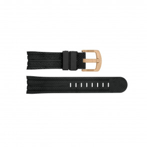 Watch strap TW Steel TWB121 / TW87 Silicone Black 24mm