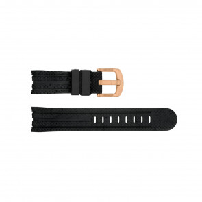 TW Steel watch strap TWB123 Silicone Black 22mm