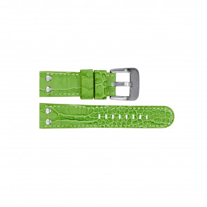 TW Steel watch strap TWB32 Leather Green 22mm + white stitching