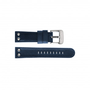 Watch strap TW Steel TWB401L Leather Blue 24mm