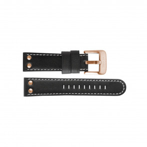 Watch strap TW Steel TWB416 Leather Black 22mm