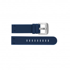 Watch strap TW Steel TWB586 Silicone Blue 24mm