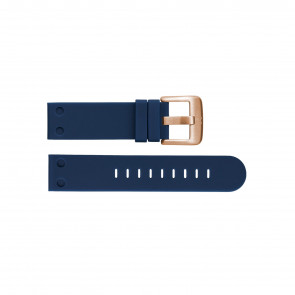 Watch strap TW Steel TWB588 Silicone Blue 24mm