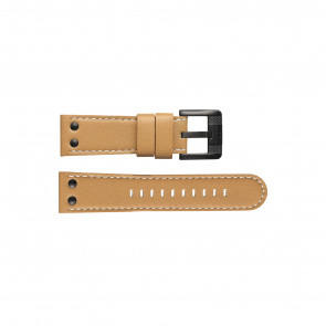 TW Steel watch strap TWB66L Leather Brown 24mm + white stitching