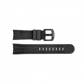 Watch strap TW Steel TWB93 Silicone Black 24mm