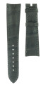 Watch strap Omega 43513402206001 / TRESOR Crocodile skin Grey 20mm