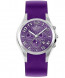 Watch strap Jacques Lemans 1-1264 Leather Purple 18mm