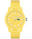 Lacoste watch strap 2010774 / LC-79-1-47-2570 Rubber Yellow 21mm
