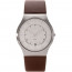 Skagen watch strap 233XXLSLCD / 233XXLSLD / 233XXLSCD / 233LSL Leather Brown 22mm + brown stitching