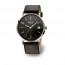 Watch strap 3557-02 Leather Black 21mm