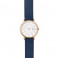 Watch strap Skagen SKW2838 Leather Blue 14mm