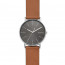 Watch strap Skagen SKW6578 Leather Brown 20mm