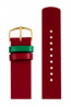 Watch strap Picto 4320MG Leather Red 20mm