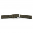 Watch strap Universal I864 Leather Olive green 24mm