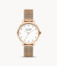 Watch strap Kate Spade New York KSW9050 Milanese Rosé 16mm