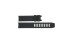 Watch strap Omega 98000085 / 2254.50 Rubber Black 20mm