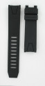 Watch strap Omega 98000087 Rubber Black 21mm