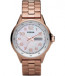 Watch strap Fossil AM4334 Stainless steel Rosé 18mm