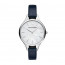 Watch strap Armani AR11090 Leather Blue 10mm