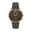 Watch strap Armani AR11421 Leather Green 22mm