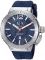 Watch strap Armani Exchange AX1812 Silicone Blue 26mm