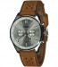 Watch strap Fossil BQ2073 Leather Brown 22mm