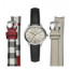 Watch strap Burberry BU10112 Leather Beige