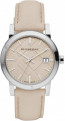 Watch strap Burberry BU9107 Leather Nude