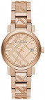 Watch strap Burberry BU9146 Steel Rosé